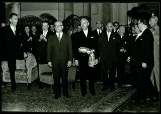 Giovanni Gronchi visita Merano
