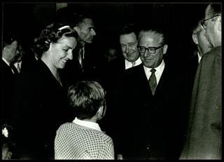 Giovanni Gronchi visita Merano