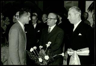 Giovanni Gronchi visita Merano