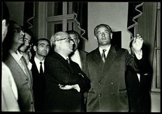 Giovanni Gronchi visita Merano
