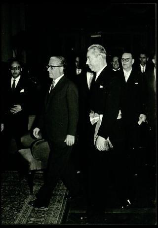 Giovanni Gronchi visita Merano