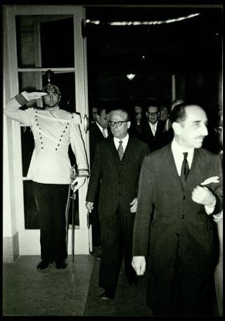 Giovanni Gronchi visita Merano