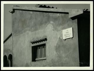Giovanni Gronchi visita il Centro di colonizzazione di Vicarello di Volterra nel novembre 1956