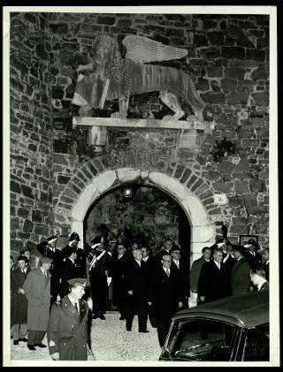 Giovanni Gronchi visita Gorizia il 3 e 4 novembre 1956