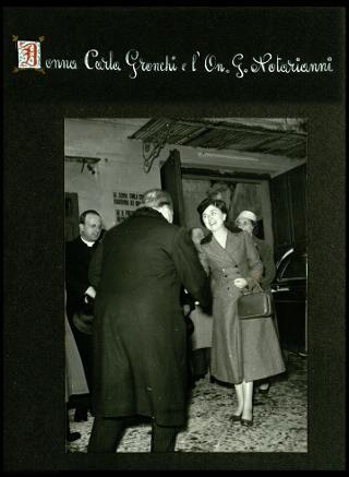 Carla Gronchi visita l'Educatorio Nazareth di Secondigliano
