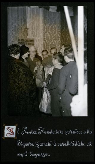 Carla Gronchi visita l'Educatorio Nazareth di Secondigliano