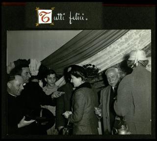Carla Gronchi visita l'Educatorio Nazareth di Secondigliano