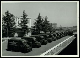 Proiezioni con il cinemobile nel 1956
