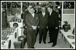 Giovanni Gronchi inaugura la XXI mostra mercato internazionale dell'artigianato a Firenze