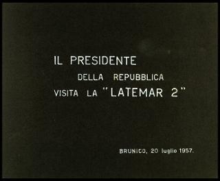 Giovanni Gronchi a Brunico visita i reparti che partecipano alle grandi manovre alpine "Latemar 2"