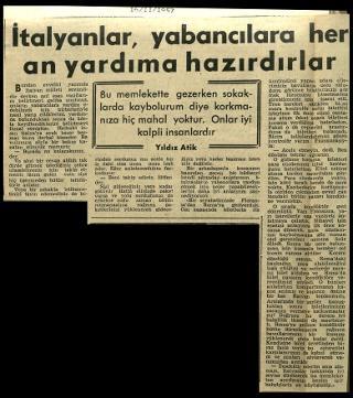 Ritagli di giornali della stampa turca sul viaggio di Gronchi ad Ankara ed Istanbul