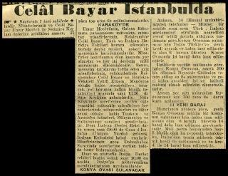 Ritagli di giornali della stampa turca sul viaggio di Gronchi ad Ankara ed Istanbul