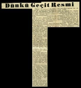Ritagli di giornali della stampa turca sul viaggio di Gronchi ad Ankara ed Istanbul