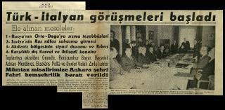 Ritagli di giornali della stampa turca sul viaggio di Gronchi ad Ankara ed Istanbul