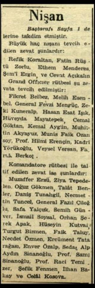 Ritagli di giornali della stampa turca sul viaggio di Gronchi ad Ankara ed Istanbul