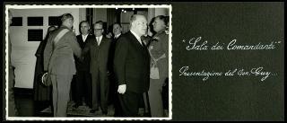 Giovanni Gronchi visita il Palazzo dell'Arsenale di Torino, sede delle Scuole di applicazione d'arma in occasione dell'inaugurazione dell'Anno accademico 1957-58