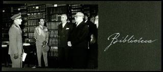 Giovanni Gronchi visita il Palazzo dell'Arsenale di Torino, sede delle Scuole di applicazione d'arma in occasione dell'inaugurazione dell'Anno accademico 1957-58