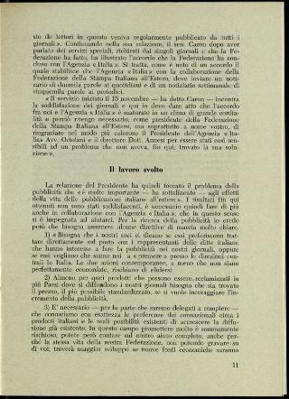 L'Assemblea generale della Federazione della stampa italiana all'estero a Roma dell'8-11 gennaio 1958