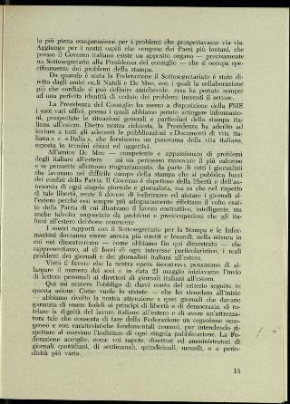 L'Assemblea generale della Federazione della stampa italiana all'estero a Roma dell'8-11 gennaio 1958
