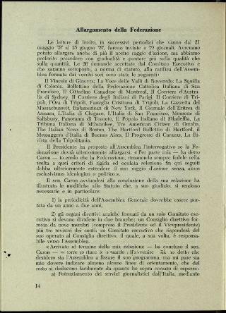L'Assemblea generale della Federazione della stampa italiana all'estero a Roma dell'8-11 gennaio 1958