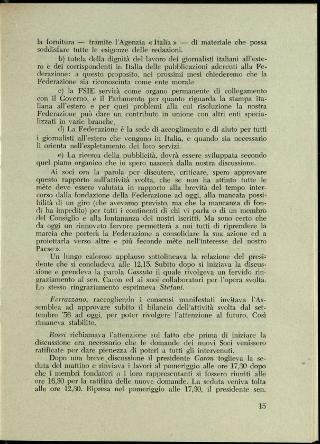 L'Assemblea generale della Federazione della stampa italiana all'estero a Roma dell'8-11 gennaio 1958