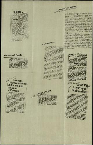 L'Assemblea generale della Federazione della stampa italiana all'estero a Roma dell'8-11 gennaio 1958