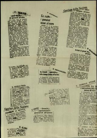 L'Assemblea generale della Federazione della stampa italiana all'estero a Roma dell'8-11 gennaio 1958