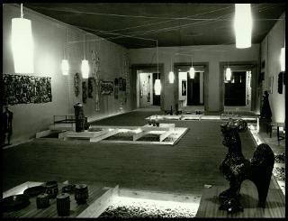 Giovanni Gronchi inaugura la XXII edizione della Mostra internazionale dell'artigianato a Firenze