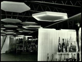 Giovanni Gronchi inaugura la XXII edizione della Mostra internazionale dell'artigianato a Firenze