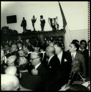 Giovanni Gronchi visita San Paolo del Brasile