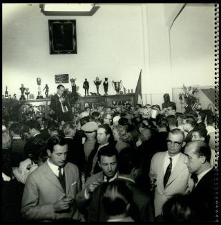 Giovanni Gronchi visita San Paolo del Brasile