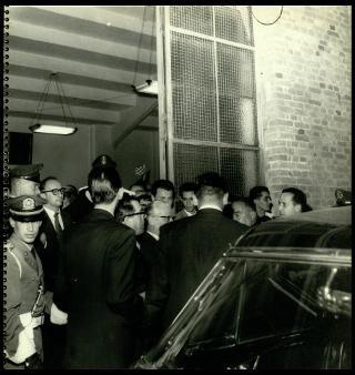 Giovanni Gronchi visita San Paolo del Brasile