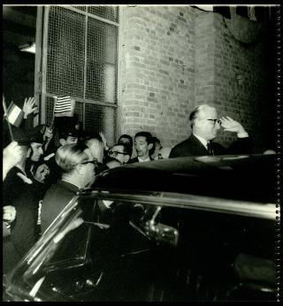 Giovanni Gronchi visita San Paolo del Brasile