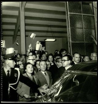 Giovanni Gronchi visita San Paolo del Brasile