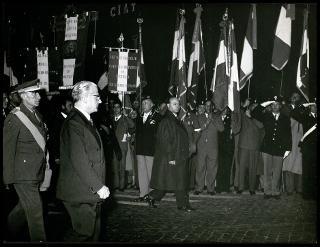 Giovanni Gronchi partecipa alle celebrazioni del 40° anniversario della Vittoria a Roma