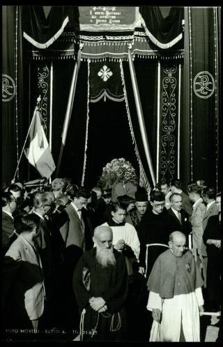 I funerali di Luigi Morelli a Busto Arsizio