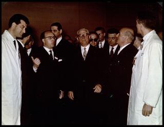 Giovanni Gronchi inaugura il Centro nucleare di Ispra