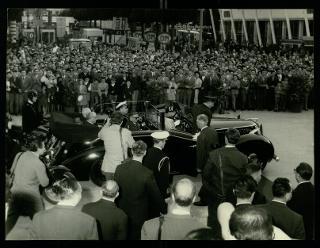 Giovanni Gronchi alla cerimonia inaugurale della 37^ Fiera internazionale di Padova