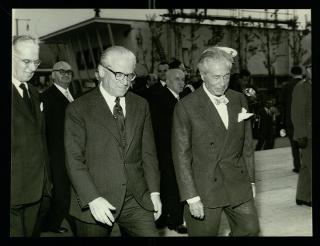 Giovanni Gronchi alla cerimonia inaugurale della 37^ Fiera internazionale di Padova
