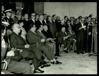 Giovanni Gronchi alla cerimonia inaugurale della 37^ Fiera internazionale di Padova