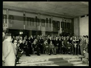 Giovanni Gronchi alla cerimonia inaugurale della 37^ Fiera internazionale di Padova