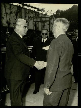 Giovanni Gronchi alla cerimonia inaugurale della 37^ Fiera internazionale di Padova