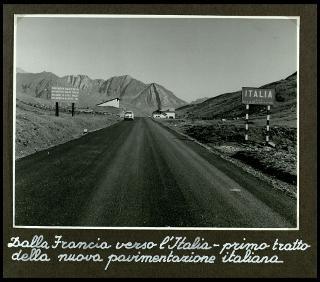 Sistemazione in Valle d'Aosta della strada internazionale del Piccolo San Bernardo da Pont Serran al Valico