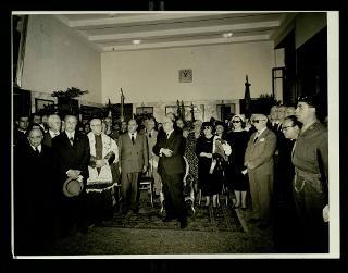 Giovanni Gronchi visita a Roma il Collegio San Gabriele