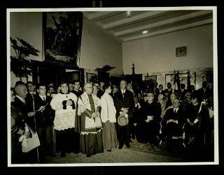Giovanni Gronchi visita a Roma il Collegio San Gabriele