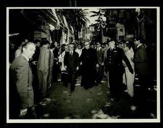 Giovanni Gronchi visita a Roma il Collegio San Gabriele