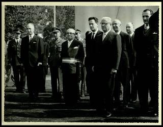 Giovanni Gronchi visita la città di Cremona