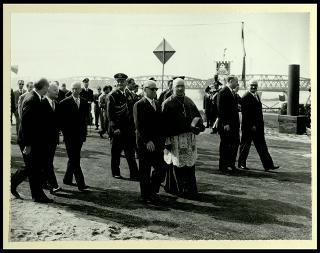 Giovanni Gronchi visita la città di Cremona