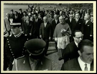 Giovanni Gronchi visita la città di Cremona