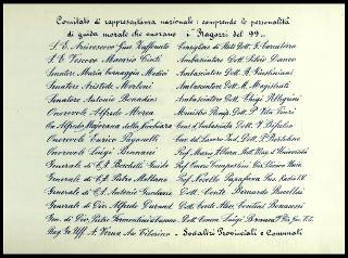 Diario del Sodalizio nazionale "Ragazzi del 99"